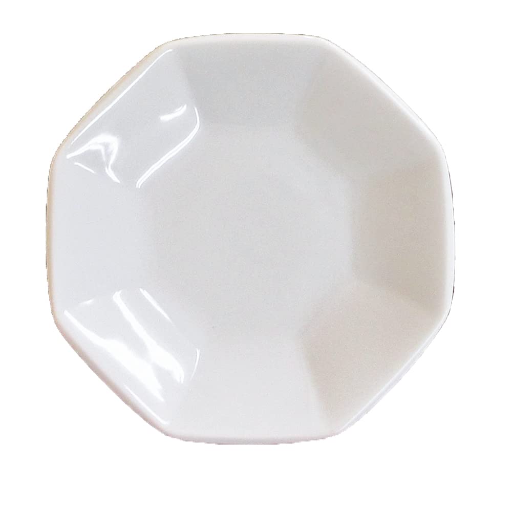 Amazon.co.jp: チャーハン皿 八角皿 高台 19cm 白 中華食器 業務